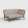 Houe Level loungesofa - højre modul - Ash sunbrella heritage hynder 